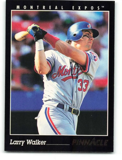 Larry Walker in batting stance on 1993 Montreal Expos Baseball Card #3