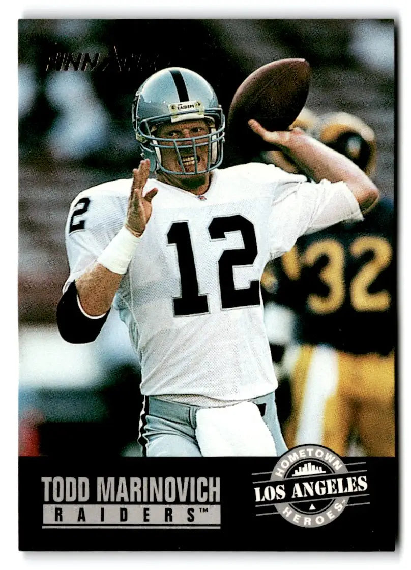 1993 Pinnacle #357 Todd Marinovich - Trading Cards