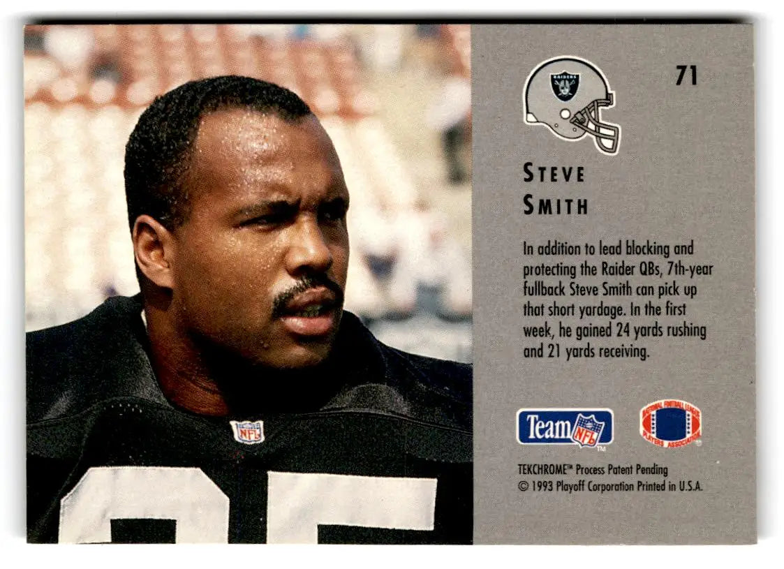 1993 Playoff Contenders #71 Steve Smith - Trading Cards