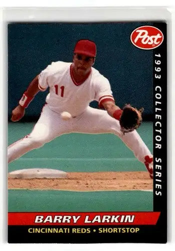 1993 Post Cereal #28 Barry Larkin Cincinnati Reds Baseball Cards ID:52656 - Baseball Cards