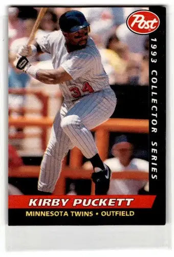1993 Post Cereal #3 Kirby Puckett Minnesota Twins Baseball Cards ID:52658 - Baseball Cards
