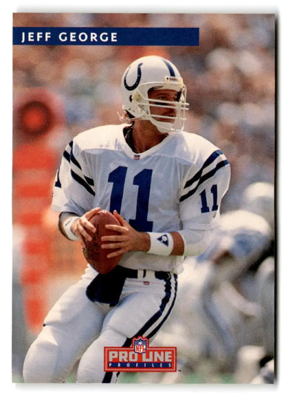 1993 Pro Line Profiles #505 Jeff George - Trading Card