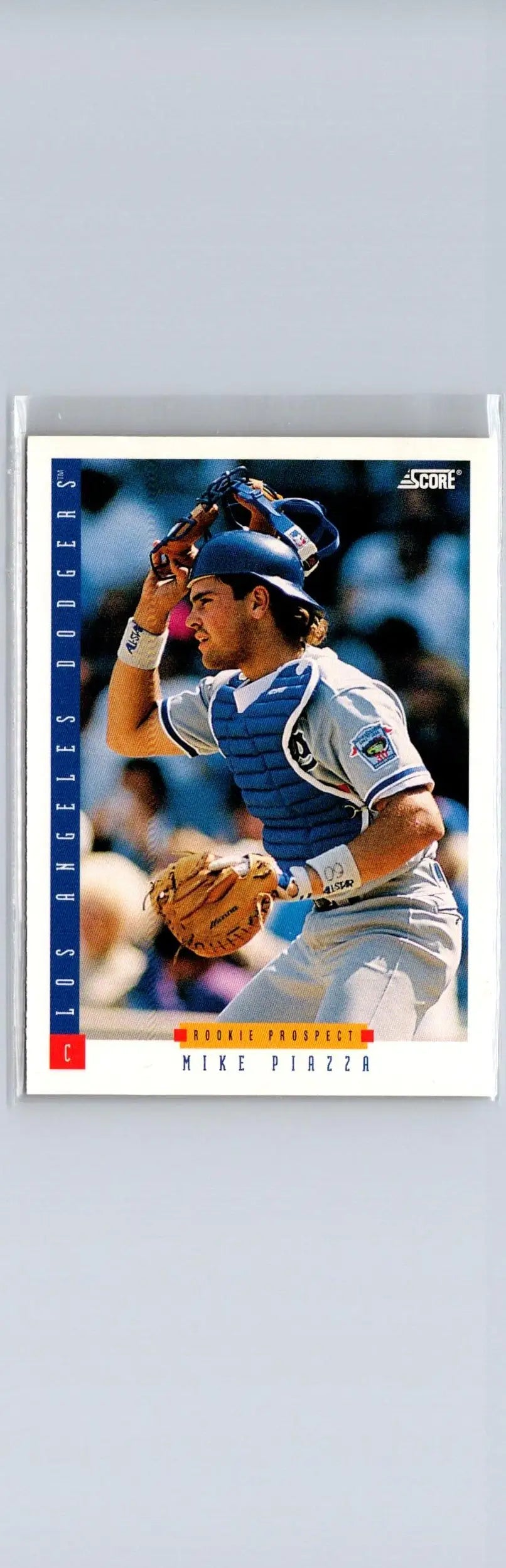 1993 Score Mike Piazza baseball card #286, a collectible sports memorabilia item