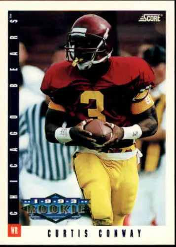 Curtis Conway football card 1993 Score NM mint RC rookie with original gloss