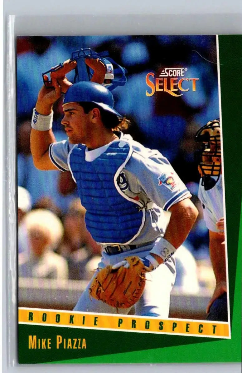 1993 Score Select Rookie Prospect Mike Piazza baseball card displayed in 1993 Select #347