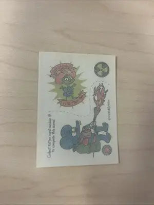 Cartoon temporary tattoos featuring Bart Simpson from SkyBox Bongo Comics Simpsons