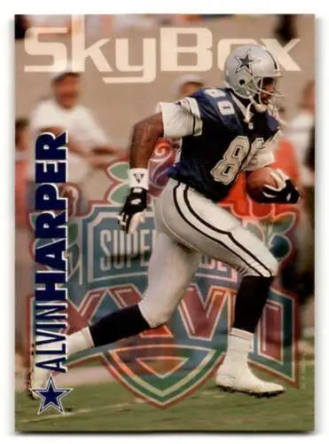 1993 SkyBox Impact Alvin Harper Dallas Cowboys football card with original gloss finish