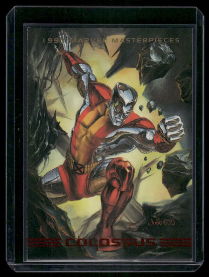 Collectible SkyBox Marvel Masterpieces Colossus trading card from 1993 Marvel Masterpieces series