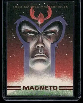 1993 SkyBox Marvel Masterpieces Magneto trading card from Marvel Masterpieces series