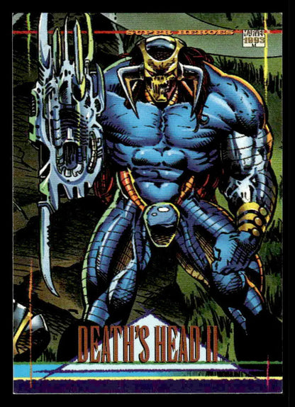Trading card featuring Death’s Head II from SkyBox Marvel Universe 1993 SkyBox Marvel