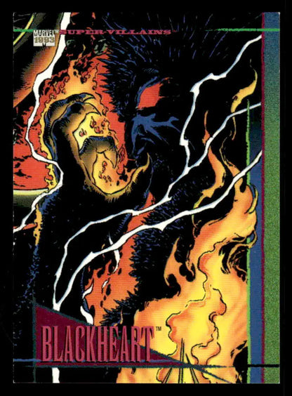 Blackheart trading card from SkyBox Marvel Universe 1993 Marvel Universe collection