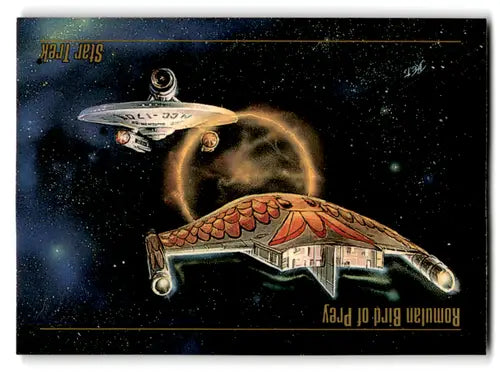 Star Trek Skybox Star Trek Master Series Romulan Bird of Prey collectible card image