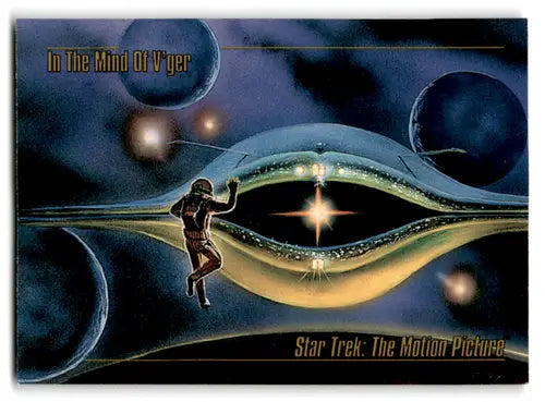 Original gloss Skybox Star Trek artwork from the Star Trek Master Series In the Mind of V Ger NM near Mi ID 70508