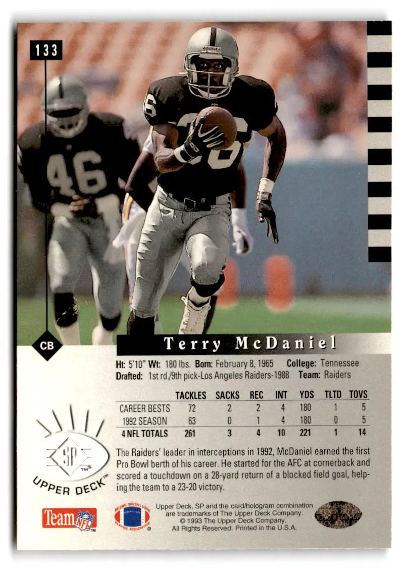 1993 SP #133 Terry McDaniel - Trading Card