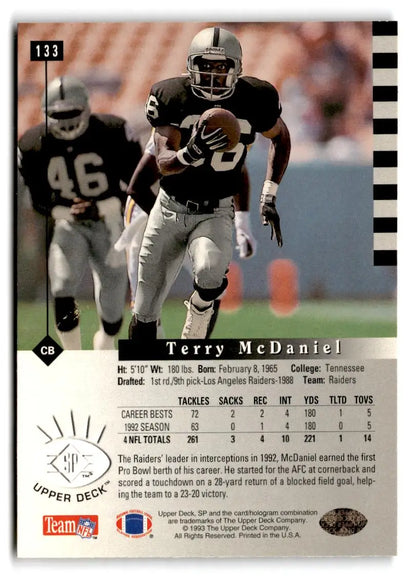 1993 SP #133 Terry McDaniel - Trading Card