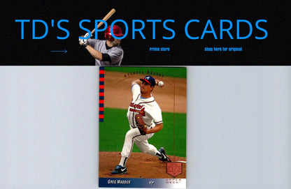 1993 SP #59 Greg Maddux Baseball Card for Trading Cards Collection
