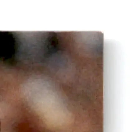 Blurry pixelated image of a corner of a brown football Jim Harbaugh Chicago Bears jersey