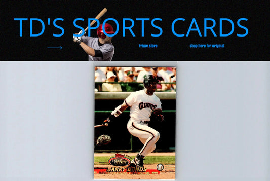 Barry Bonds baseball card from 1993 Stadium Club Members Only edition