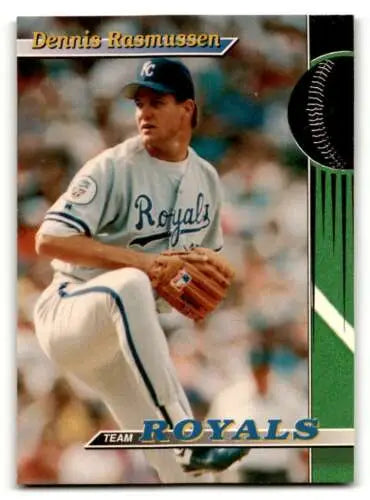 Dennis Rasmussen baseball card from 1993 Stadium Club Kansas City Royals collection
