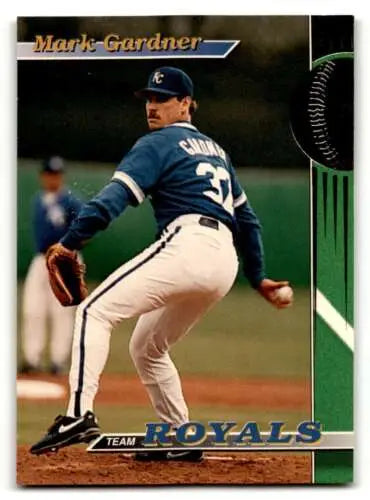 Mark Gardner baseball card from 1993 Stadium Club Kansas City Royals #24