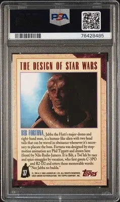 1993 Star Wars Galaxy Bib Fortuna #37 PSA 8