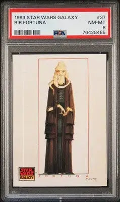 1993 Star Wars Galaxy Bib Fortuna #37 PSA 8