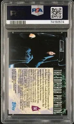 1993 Star Wars Galaxy Emperor Palpatine #14 PSA 8