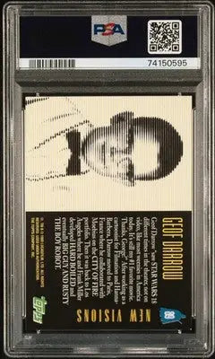 Graded Star Wars Galaxy trading card featuring Geof Darrow portrait and bio PSA 9