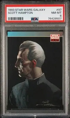 1993 Star Wars Galaxy Scott Hampton #97 PSA 8