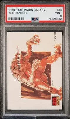 1993 Star Wars Galaxy The Rancor #34 PSA 9
