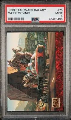 1993 Star Wars Galaxy We’re Moving #75 PSA 9