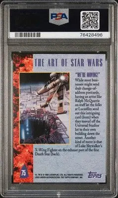 1993 Star Wars Galaxy We’re Moving #75 PSA 9