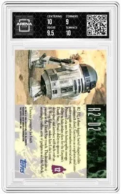 Graded R2-D2 Star Wars Galaxy trading card from 1993 Stars Wars Galaxy collection