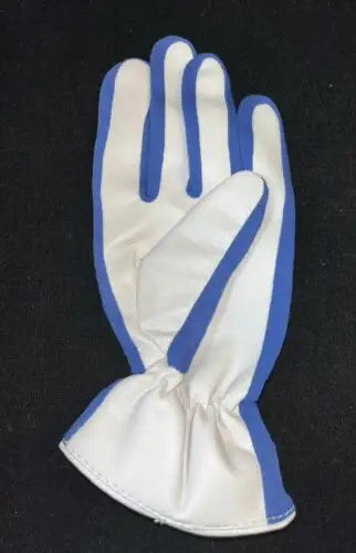 Blue and white Texas Rangers batting glove for youth at the State Fair