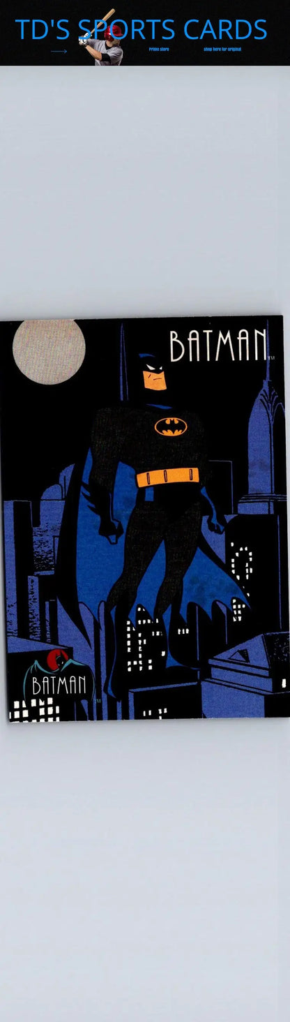 1993 Topps Batman The Animated Series comic book cover featuring Batman artwork