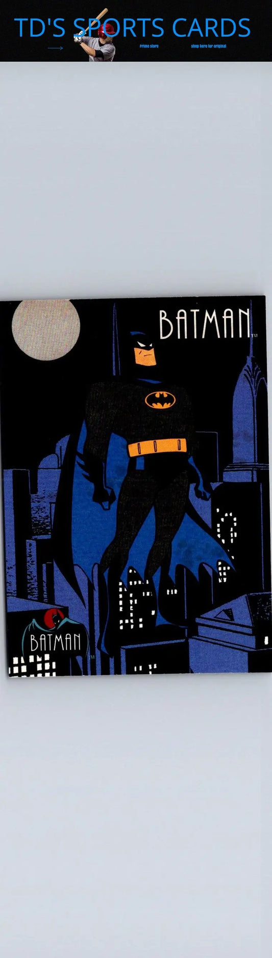 1993 Topps Batman The Animated Series comic book cover featuring Batman artwork