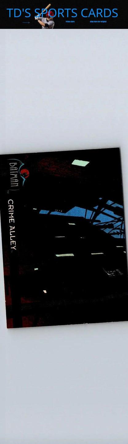 Batman Crime Alley card from 1993 Topps Batman The Animated Series collection
