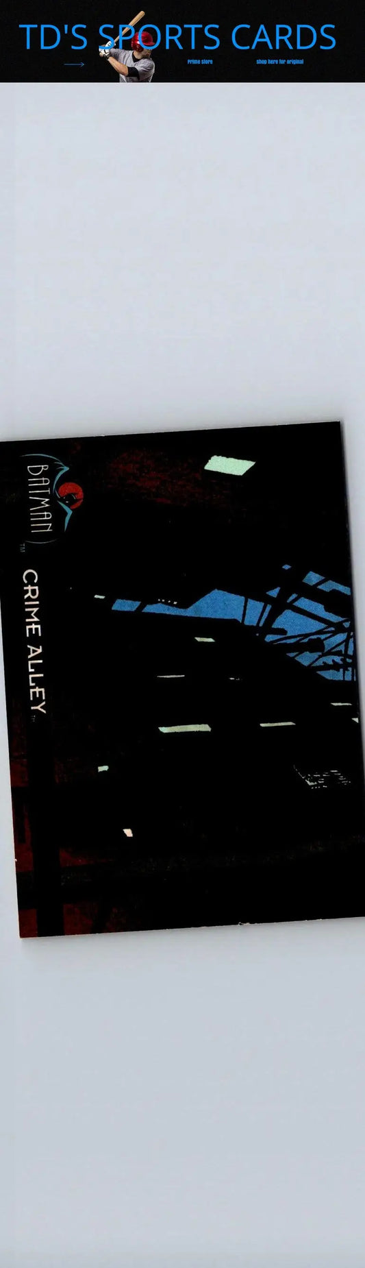 Batman Crime Alley card from 1993 Topps Batman The Animated Series collection