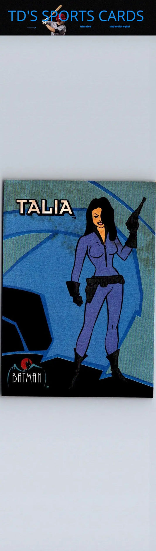 Talia trading card from 1993 Topps Batman The Animated Series collection