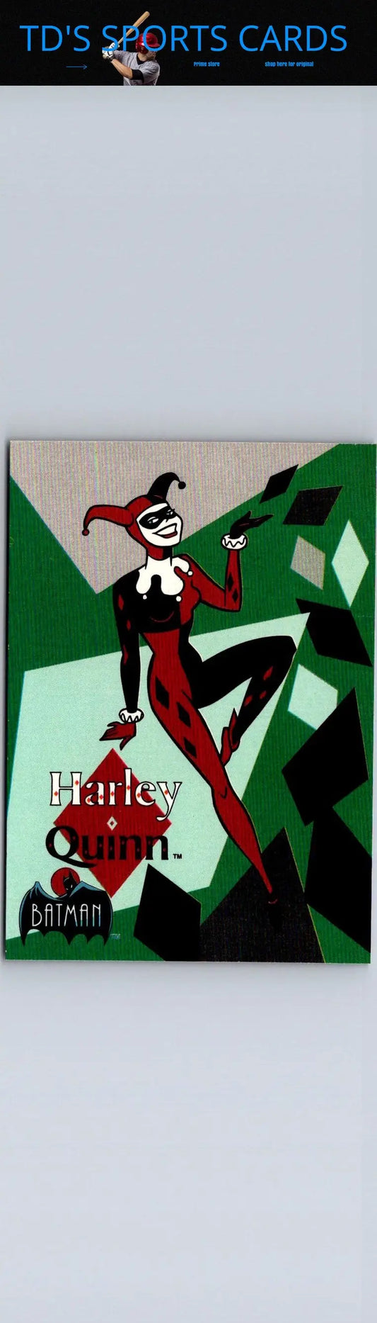 Harley Quinn trading card from 1993 Topps Batman The Animated Series collection