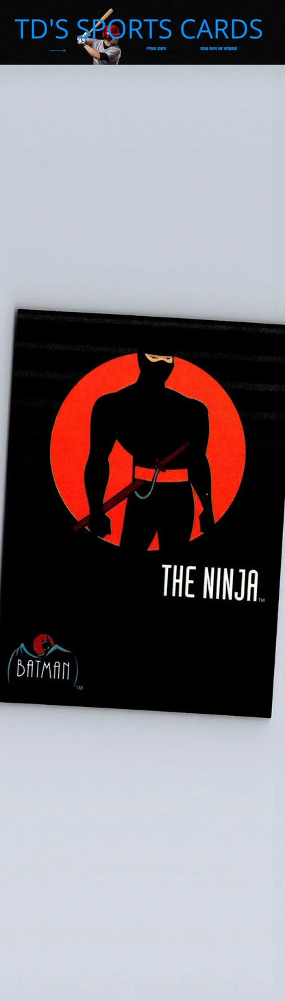 Batman The Animated Series trading card from 1993 Topps Batman collection featuring The Ninja