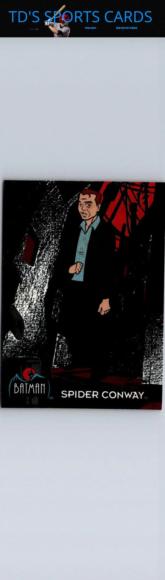 Batman Spider Conway trading card from 1993 Topps Batman The Animated Series