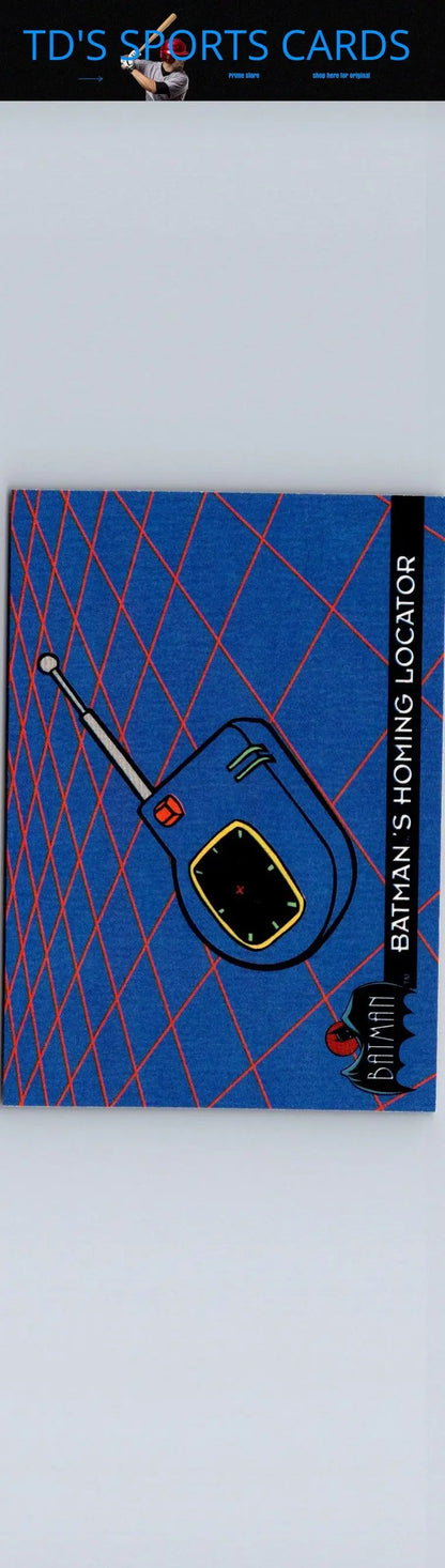Batman’s Homing Locator card from Topps Batman The Animated Series 1993 collectible