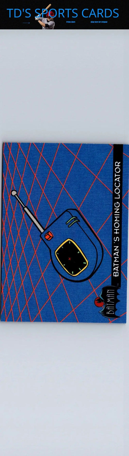 Batman’s Homing Locator card from Topps Batman The Animated Series 1993 collectible