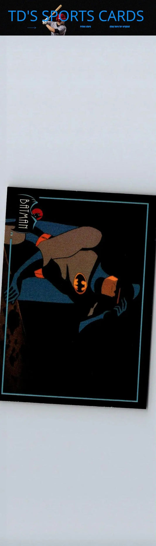 Batman animated trading card featuring Leather Wings from 1993 Topps Batman The Animated Series