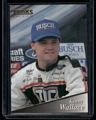 1993 Traks Premium Kenny Wallace #93 Auto Racing - Auto Racing Collectible