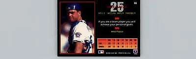1993 Triple Play Mike Piazza Baseball Card featuring Los Angeles Dodgers player