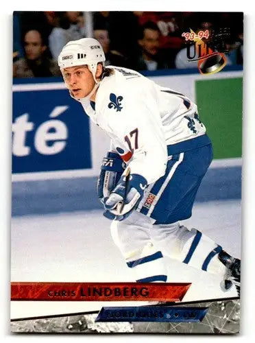 1993 Ultra #405 Chris Lindberg Quebec Nordiques Hockey Cards EX/NM ID:57781 - Hockey Cards