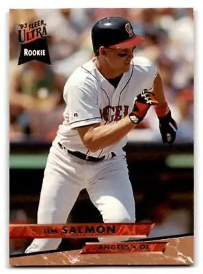 Tim Salmon baseball card from 1993 Ultra #523, a must-have for trading cards collectors