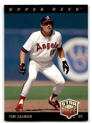 Tim Salmon baseball card from 1993 Upper Deck trading cards collection
